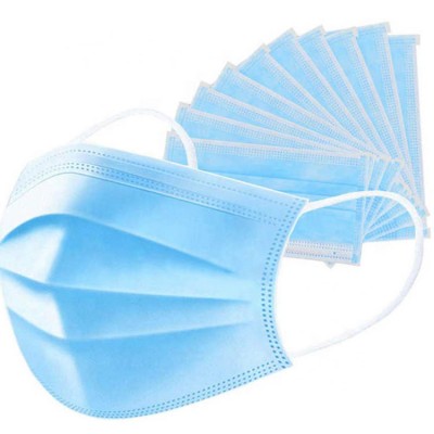 Medical Surgical Ply 3 Earloop For Activated Antibacterial Non Woven Non-woven Disposable Face Mask